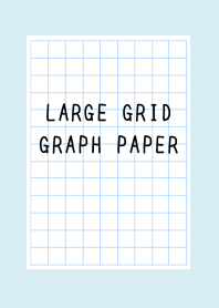 LARGE GRID GRAPH PAPER/LIGHT BLUE/YELLOW