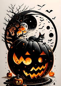 cat halloween A760D8