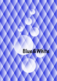 Blue & White