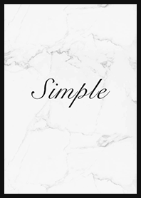 - Marble White Simple -