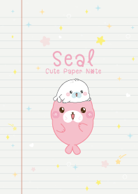 แมวน้ำอุ๋งๆ สมุดโน๊ต คาวาอี้