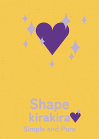 kirakira heart violet