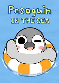 Pesoguin IN THE SEA