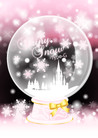 シャイニースノー☆☆Type-G 薄ピンク+雪
