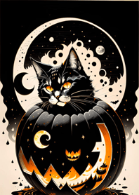 halloween cat f6e587