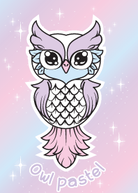 Owl pastel