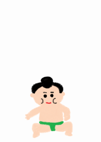 かわいいお相撲さんのきせかえ