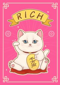 The maneki-neko (fortune cat)  rich 72