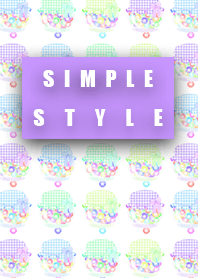 Simple style candy purple