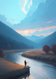 Bright Moon and Dawn c8bA29