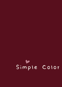 Simple Color*Bordeaux