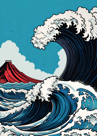 Mountain, Sea, and Moonlit Night 9c4474