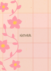 Flower Vine Check Pattern23