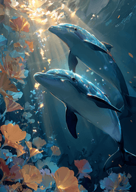粉紅 光海海豚