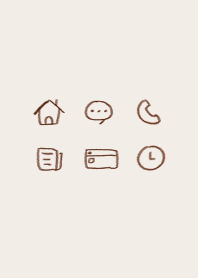 Simple theme / brown graffite