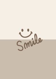 Simple smile Beige and Brown7