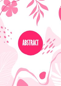 Abstract Hand Drawn Radical Pink