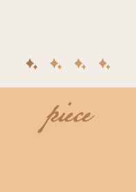 Apricot orange.Glitter