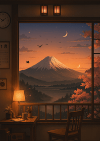 Evening at Fuji