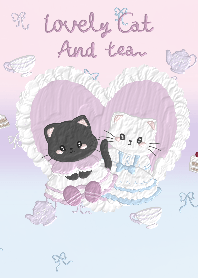 Lovely cat and tea