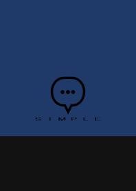 SIMPLE(black blue)V.1897b