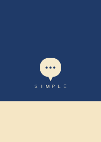 シンプル（beige blue)V.1351