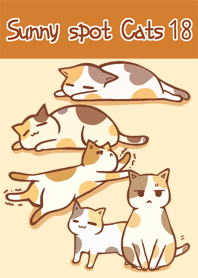 陽光下的貓 18 印花布貓