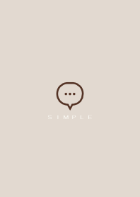 SIMPLE(beige brown)V.1137b