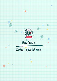 Be Your Cute Christmas Green
