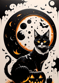 halloween cat 1D7736