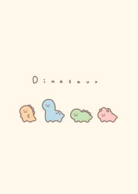 ไดโนเสาร์สบายๆ | beige colorful.