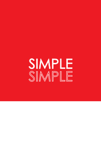 SIMPLE(white red)V.1860