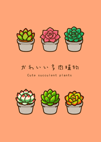 My succulent plants(light orange)