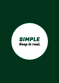 SIMPLE -Keep it real.- THEME 150