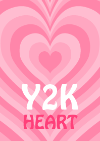 Y2K HEART コーラル ピンク