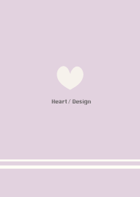 Heart / Design -purple-