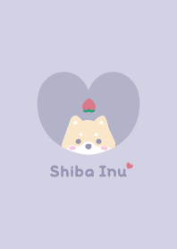 Shiba Inu2 Peach - purple