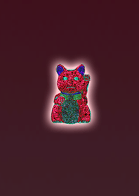 Good fortune ruby invited cat