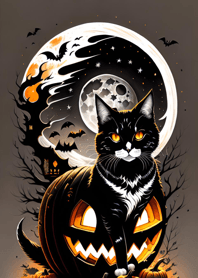halloween cat 50C1Ce