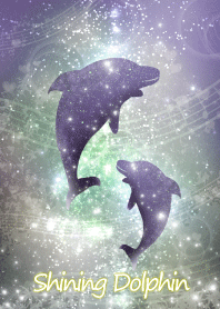 Shining Dolphin 2-Purple-