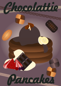 チョコレートパンケーキ