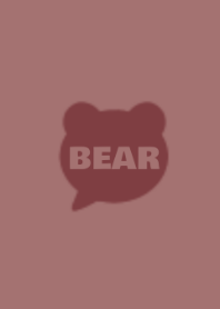 SIMPLE BEAR - DULL PINK
