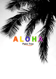 monochrome palm ALOHA 25