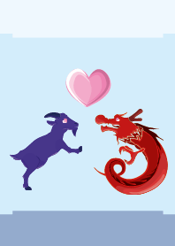 ekst Biru (Domba) Cinta Merah (Naga)