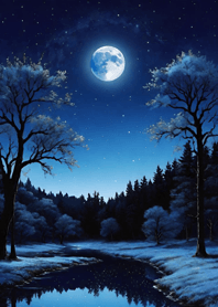 จักรวาลยามค่ำคืนที่เต็มไปด้วยดวงดาว cC