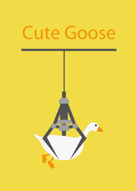 かわいいクリップ人形のマシン - ガチョウ