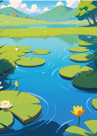 peaceful puddle