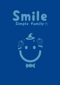 Smile & Halloween Royal blue