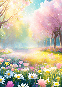 優美な春の風景の着せかえ(Spring-761)