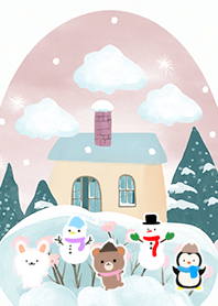 可愛い北欧風着せかえ(Winter-975)